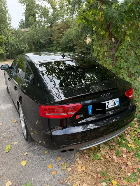 Audi S5 après un polissage en deux étapes réalisé par Prestig’Clean
